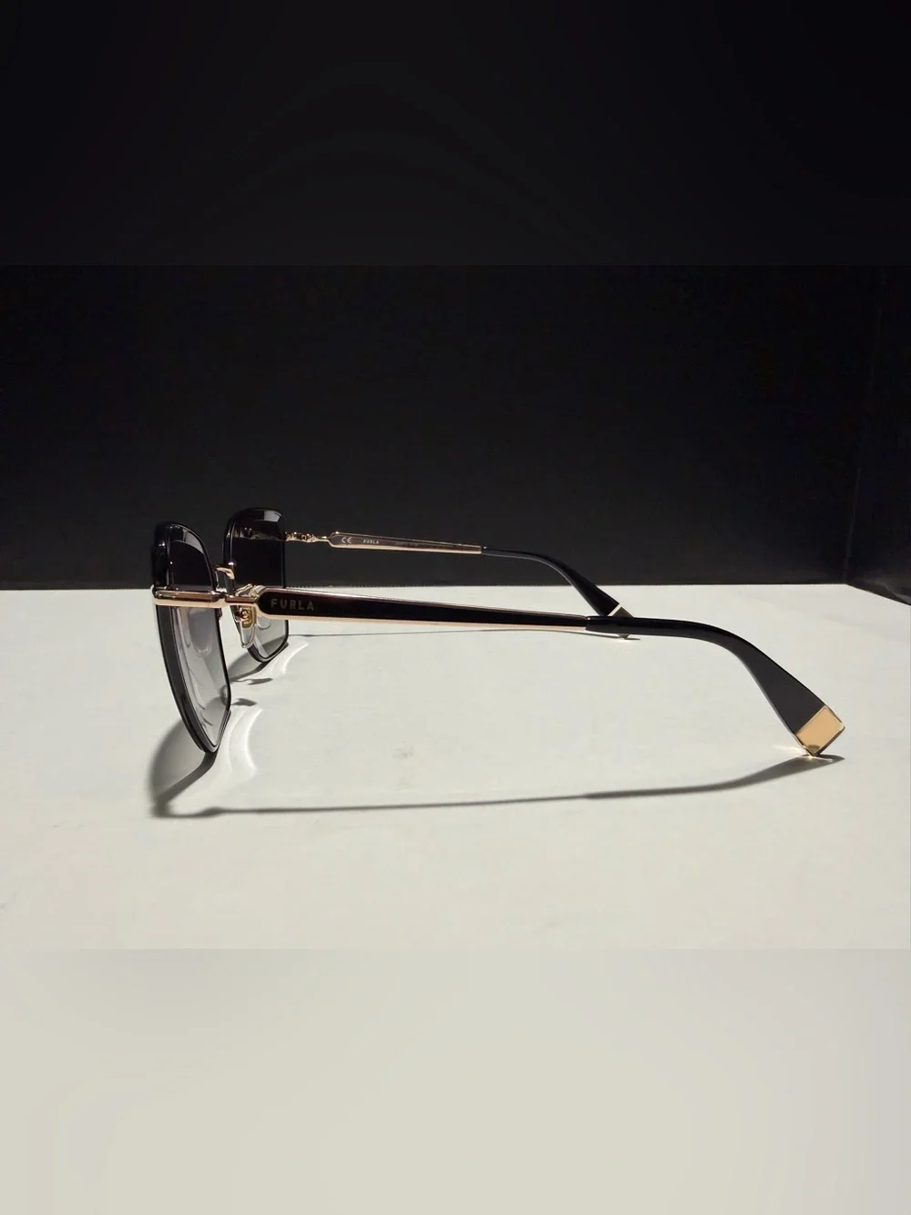 Furla Women's Black to Gray Gradient Cat-Eye Sunglasses‎ SFU403N